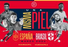 El Santiago Bernabéu será sede del juego “una misma piel” entre España y Brasil