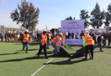 Gobernador preside rehabilitación de cancha y pista en Centro Escolar Centro Escolar