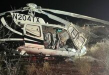 Se desploma helicóptero en la frontera de Texas y México
