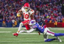 Chiefs-Bills, el juego de playoffs más visto en la historia de la NFL