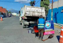 Puebla suma 16 mil baches tapados en el 2024