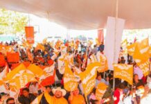 Fernando Morales cierra su precampaña en Tecali