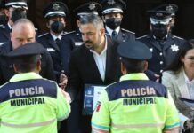 Ayuntamiento de Puebla reconoce a policías por detener a asaltantes Policías Municipales
