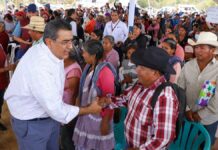 Atzitzihuacán: Sergio Salomón otorga 24 mil beneficios de programas Bienestar Sergio Salomón