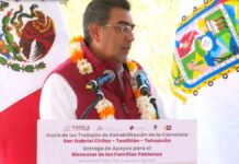 Sergio Salomón recorre municipios para entregar apoyos Sergio Salomón