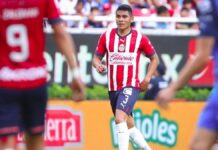 “Tiba” Sepúlveda sufre fractura facial en partido del Chivas Tiba Sepúlveda