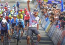 Mexicano Isaac del Toro logra primera victoria en el Santos Tour Down Under
