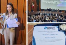 Egresada UDLAP recibe reconocimiento a Excelencia Académica 2023 de la AMFEM Egresada