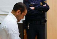 Víctima ratifica declaración contra Dani Alves en sesión a puerta cerrada Alves