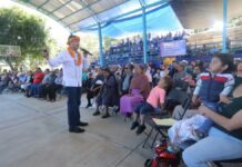 Lalo Rivera visita Tlaola y Zihuateutla en la Sierre Norte