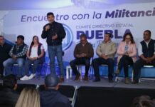 Estructura panista toma protesta en Chiautzingo con Lalo Rivera de testigo