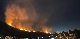 Se incendia Cerro del Chiquihuite en San Francisco Totimehuacan