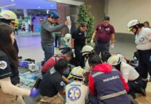 Hombre muere de un infarto en Plaza Solesta