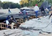 Colapsa estructura del Tren Maya en Quintana Roo; hay dos heridos