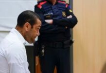 Dani Alves es condenado a 4 años de prisión por agresión sexual