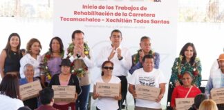 Invierten 44 mdp en rehabilitación carretera Tecamachalco-Xochitlán Todos Santos
