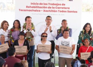 Invierten 44 mdp en rehabilitación carretera Tecamachalco-Xochitlán Todos Santos