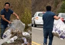 Captan a funcionario público haciendo rapiña a camión en Chiapas