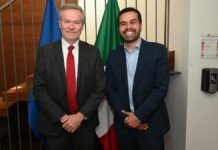 Jorge Álvarez Máynez recibe a embajadores de Unión Europea en México