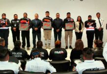 Policías de la SSPPC de San Andrés Cholula reciben 290 kits de uniformes Policías
