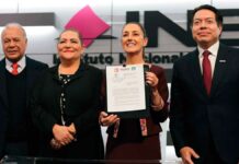 Sheinbaum se registra ante INE como candidata a Presidencia de México Sheinbaum