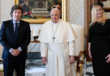 Papa Francisco se reúne por primera vez con Javier Milei en el Vaticano Vaticano