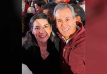 Liz Vilchis con Pepe Chedraui, su favorito a la alcaldía de Puebla Vilchis