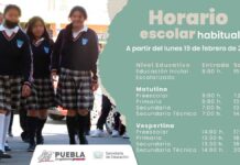 SEP anuncia conclusión de “horario de invierno” en escuelas poblanas escuelas