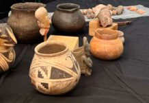 México recibe 41 piezas arqueológicas del Departamento de Cultura de Nuevo México piezas