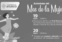 Continuará cartelera cultural y educativa por mes de la mujer en Atlixco Atlixco