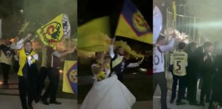 Boda con temática americanista causa furor en redes
