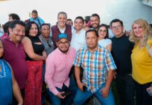 Pepe Chedraui convive con habitantes de colonias del norte de la capital poblana Chedraui
