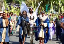 Comité de Semana Santa en Iztapalapa pide quitar propaganda política Comité