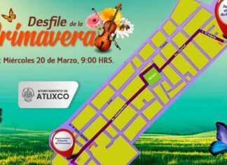 Conoce la ruta del Desfile de Primavera 2024 en Atlixco Desfile