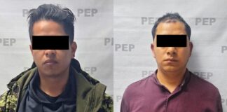 Detienen a dos sujetos en La Cuchilla por portación de arma de fuego