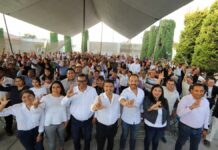 Tepeaca recibe a Lalo Rivera previo a inicio de campaña