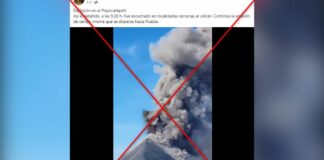 ¡Ojo! Difunden video falso del Popocatéptl haciendo erupción