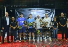 Encabezan Lilia Cedillo y Sergio Salomón premiación del Torneo A1 Pádel Puebla 2024