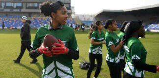 ‘Girls Flag’ de la NFL en Reino Unido aumentará cupo de 120 a 260 niñas