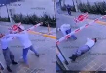 Captan golpiza a guardia de seguridad en San Pedro Cholula