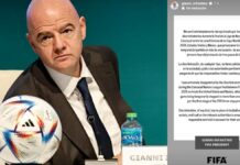 Gianni Infantino condena grito homofóbico en el México vs EU de la Nations League