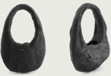Lanzan bolso de mano hecho con meteoritos