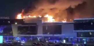 Atentado en sala de conciertos de Moscú deja al menos 40 muertos y 100 heridos