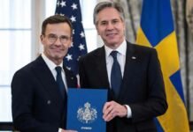 Suecia formaliza su ingreso a la OTAN