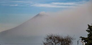 Puebla, San Pedro, San Andrés, Cuautlancingo y Amozoc registran caída de ceniza ceniza