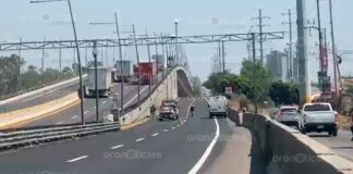 Abaten a balazos a delincuente tras robo de tractocamión en la México-Puebla delincuente