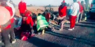 Atropellan a once peregrinos veracruzanos en la Serdán-Tlachichuca peregrinos