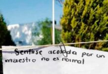 Exhiben en tendedero a profesor de Ibero Puebla por acoso profesor