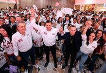 Armenta y Pepe Chedraui asisten a toma de protesta de Células Universitarias Armenta