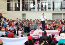 Seguridad interestatal y obra pública en Venustiano Carranza ofrece Armenta Armenta